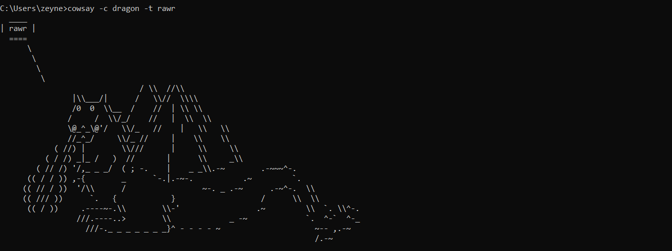 WİNDOWS’A COWSAY NASIL İNDİRİLİR?