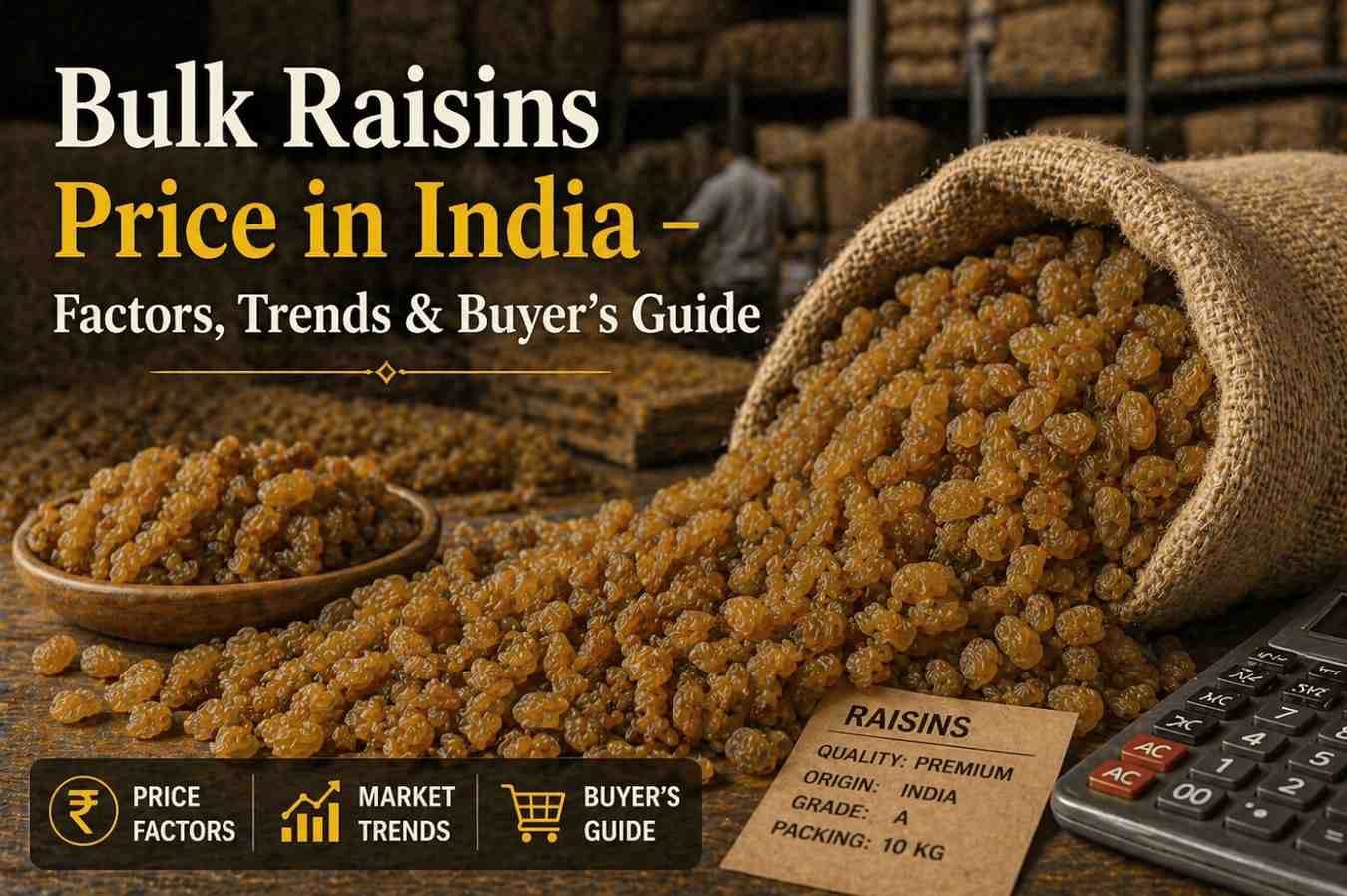 Understanding Bulk Raisin Prices in India: A Buyer’s Guide for Businesses
