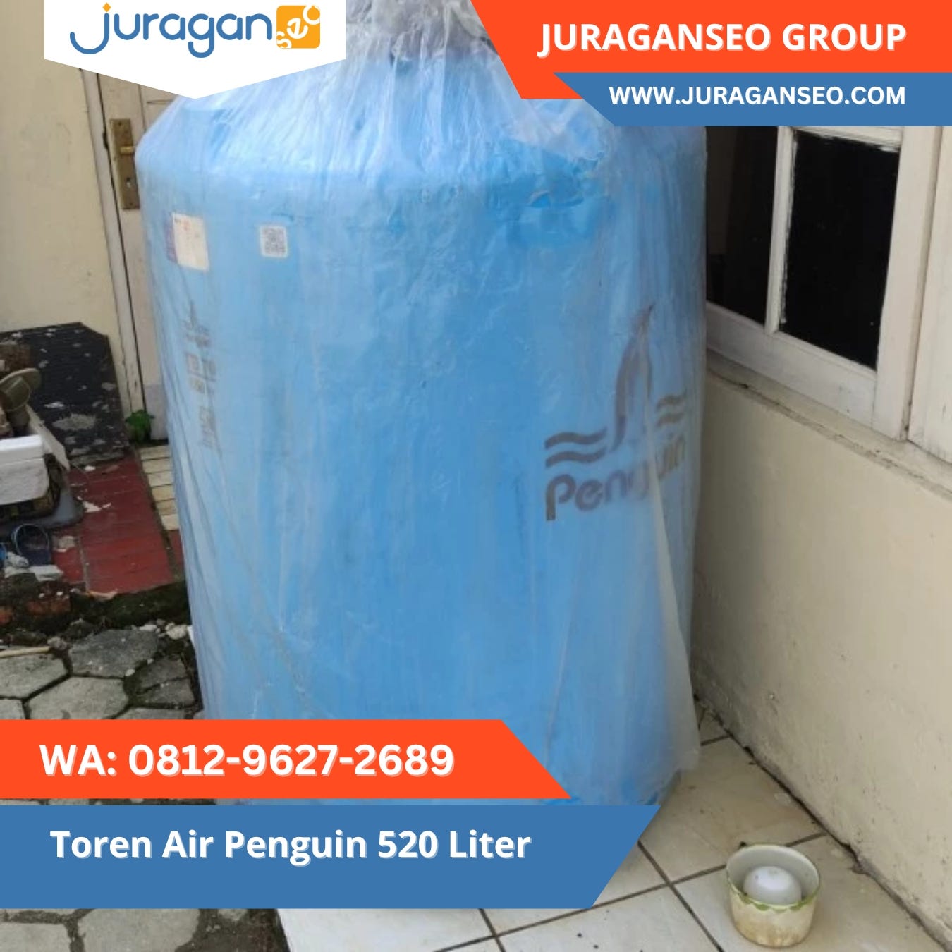 PRODUK UNGGUL! WA 0812–9627–2689 Toren Air Penguin 520 Liter