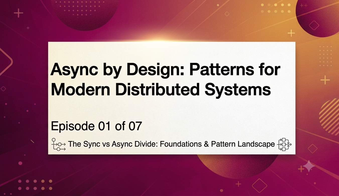The Sync vs Async Divide: Foundations & Pattern Landscape