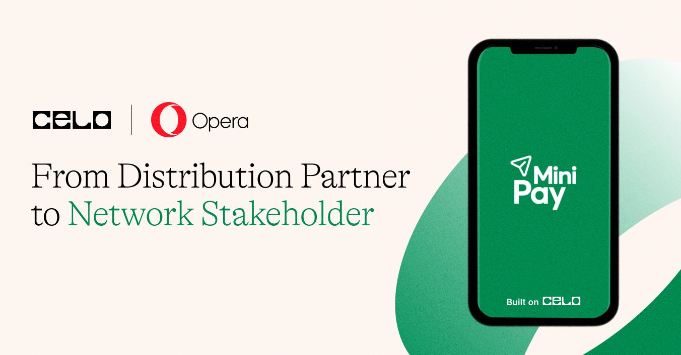 Opera Commits Big to Celo: Proposed 160M CELO Stake To Transform Distribution Partner into Key…