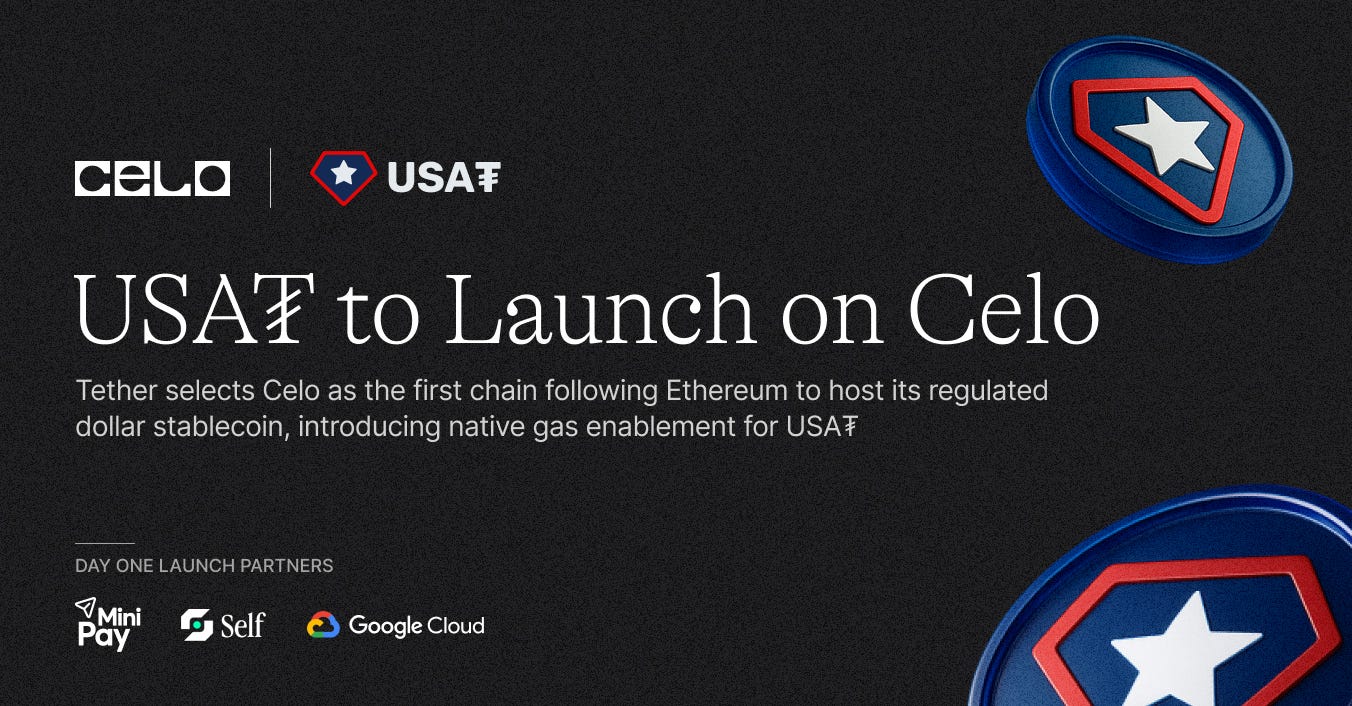 USA₮ to Launch on Celo: The First Chain Following Ethereum to Host the Regulated Dollar Stablecoin…