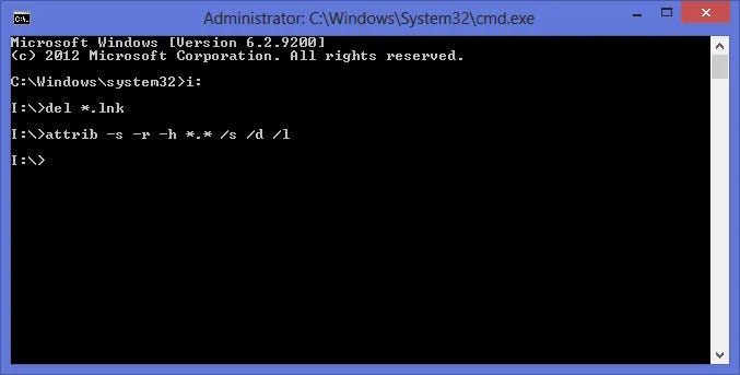 Remove Shortcut Virus From Pen Drive and PC through Command Prompt. | by  The DiGi Bytes | Medium