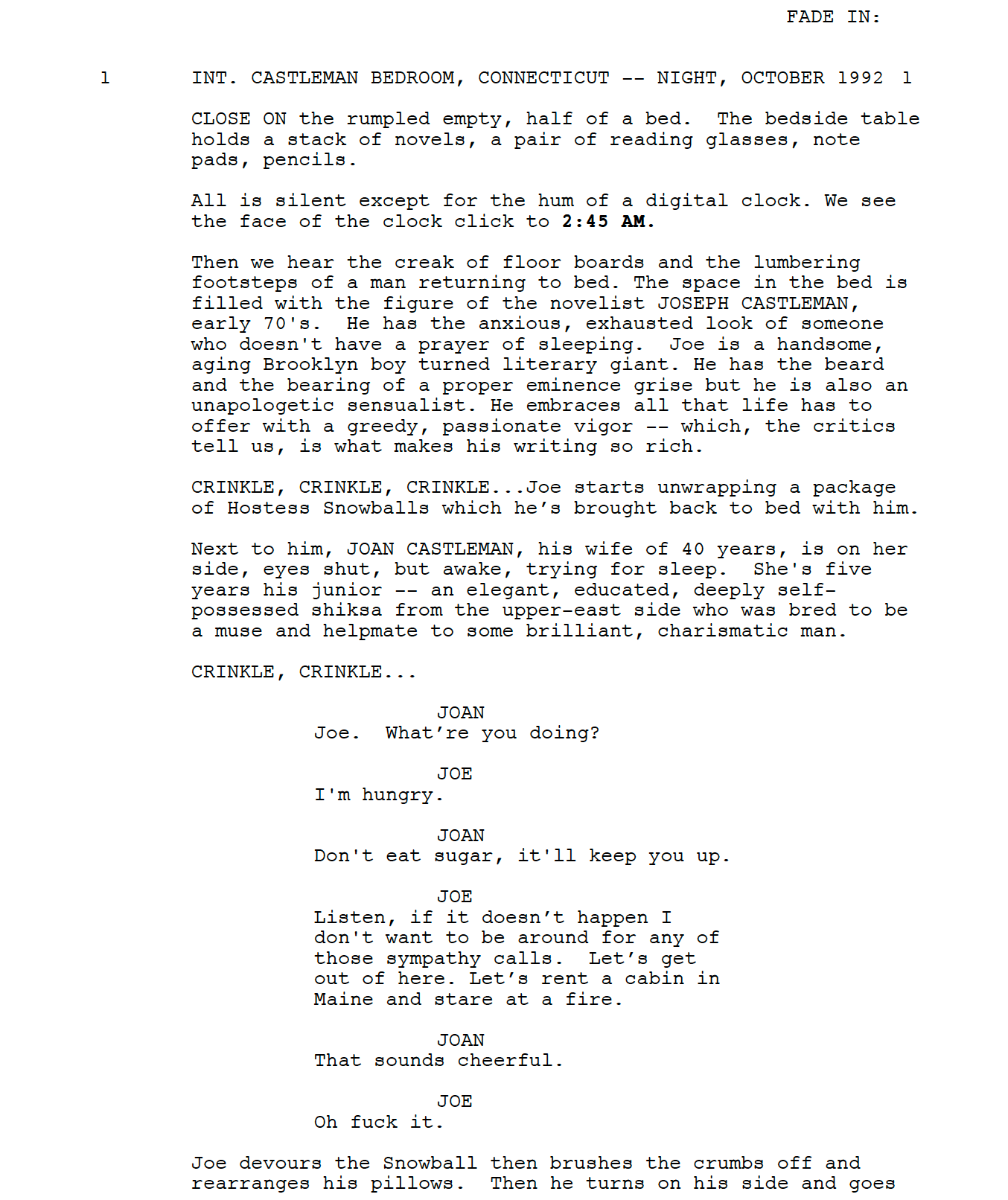 Page One: “The Wife” (2017)