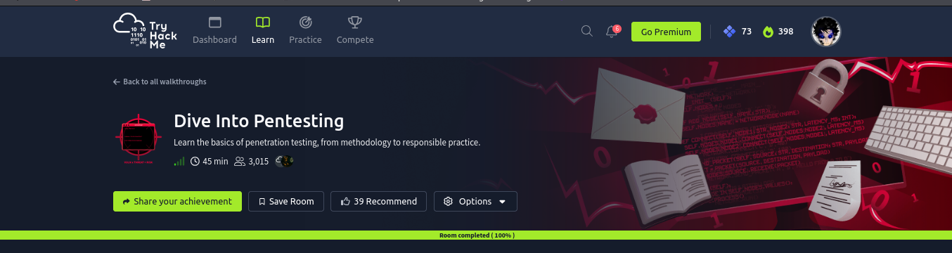 Dive Into Pentesting — TryHackMe Walkthrough