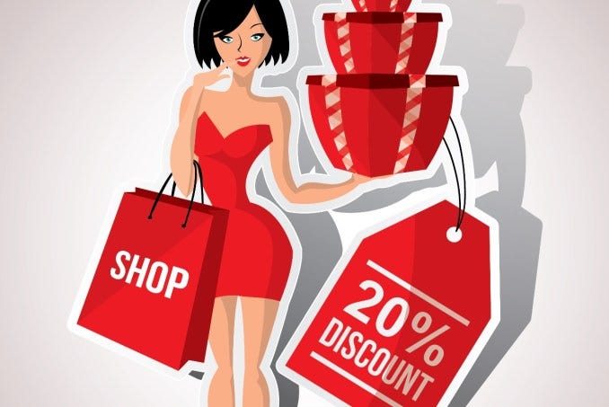 Online shopping bargains