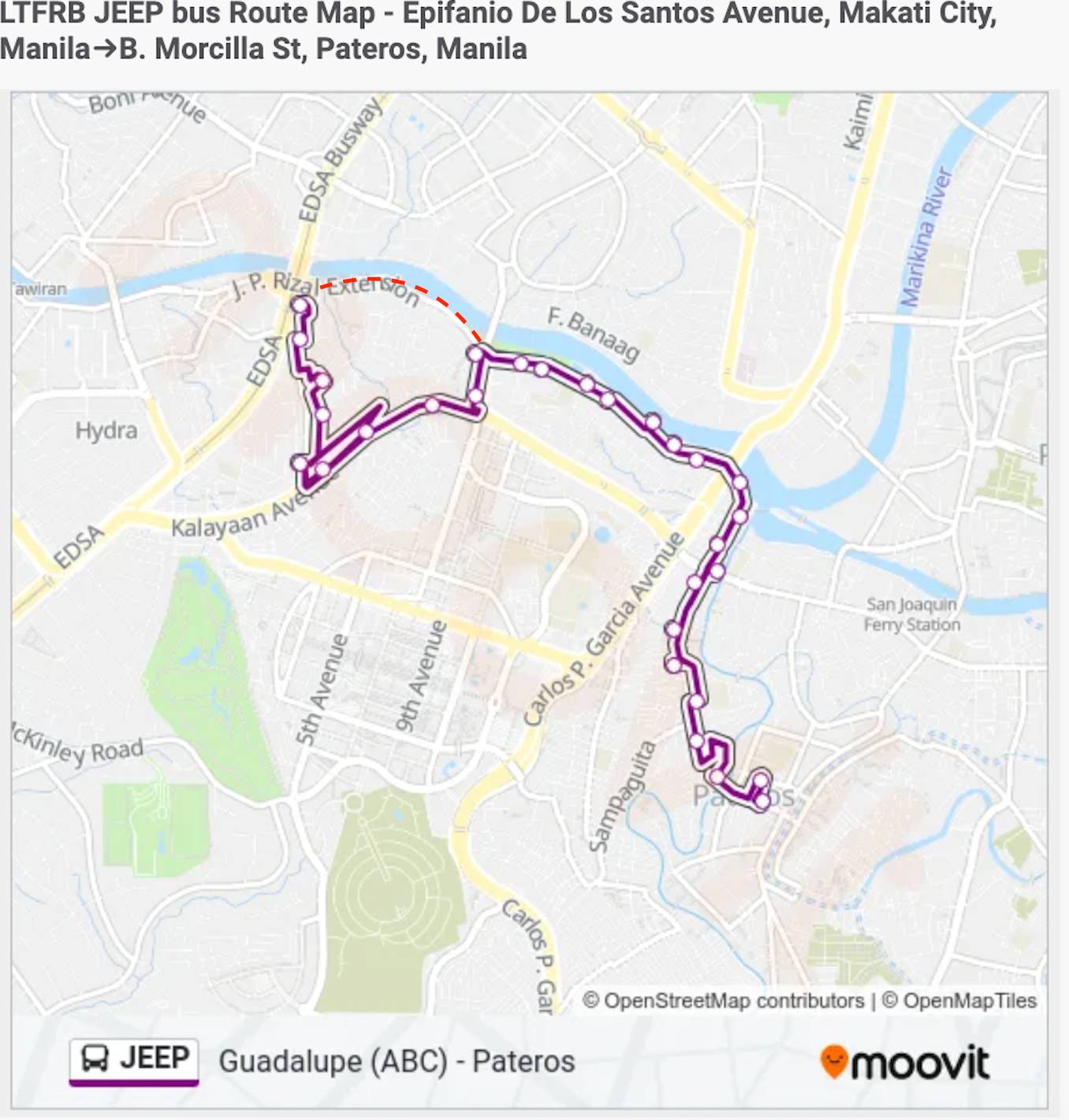 Jeep Commute: Pateros/West Rembo/Cembo — Guadalupe