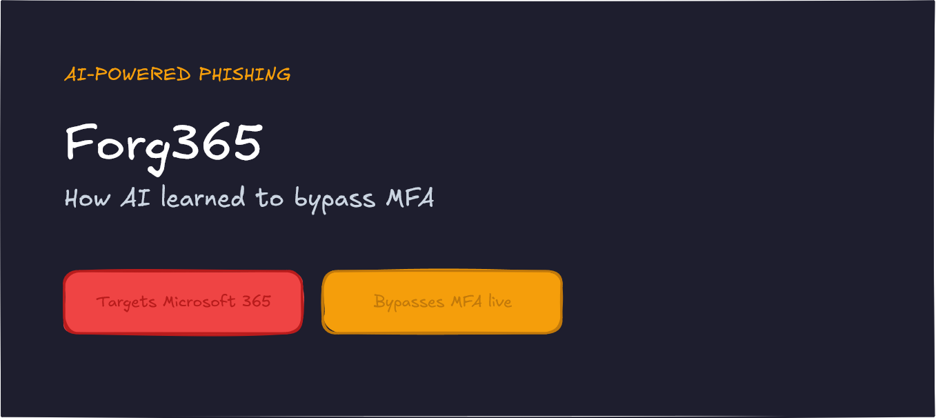 Forg365: How AI Just Automated Phishing — And Learned to Bypass MFA