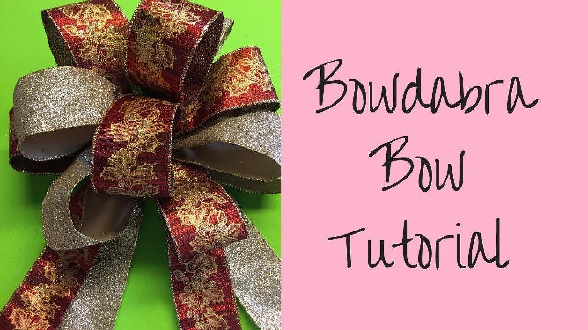 Learn To Make Ribbon Bows Like Professional Decorators With Bowdabra, by  Stassy Hiller