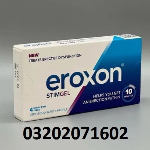 Eroxon Gel for Erectile Dysfunction l FDA approved by Buye.pk Jul