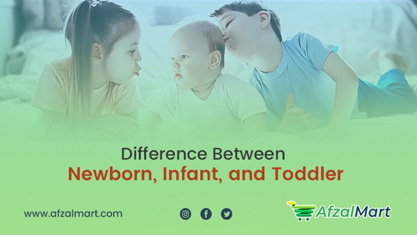 Newborn, Infant, Baby and Toddler Age Ranges
