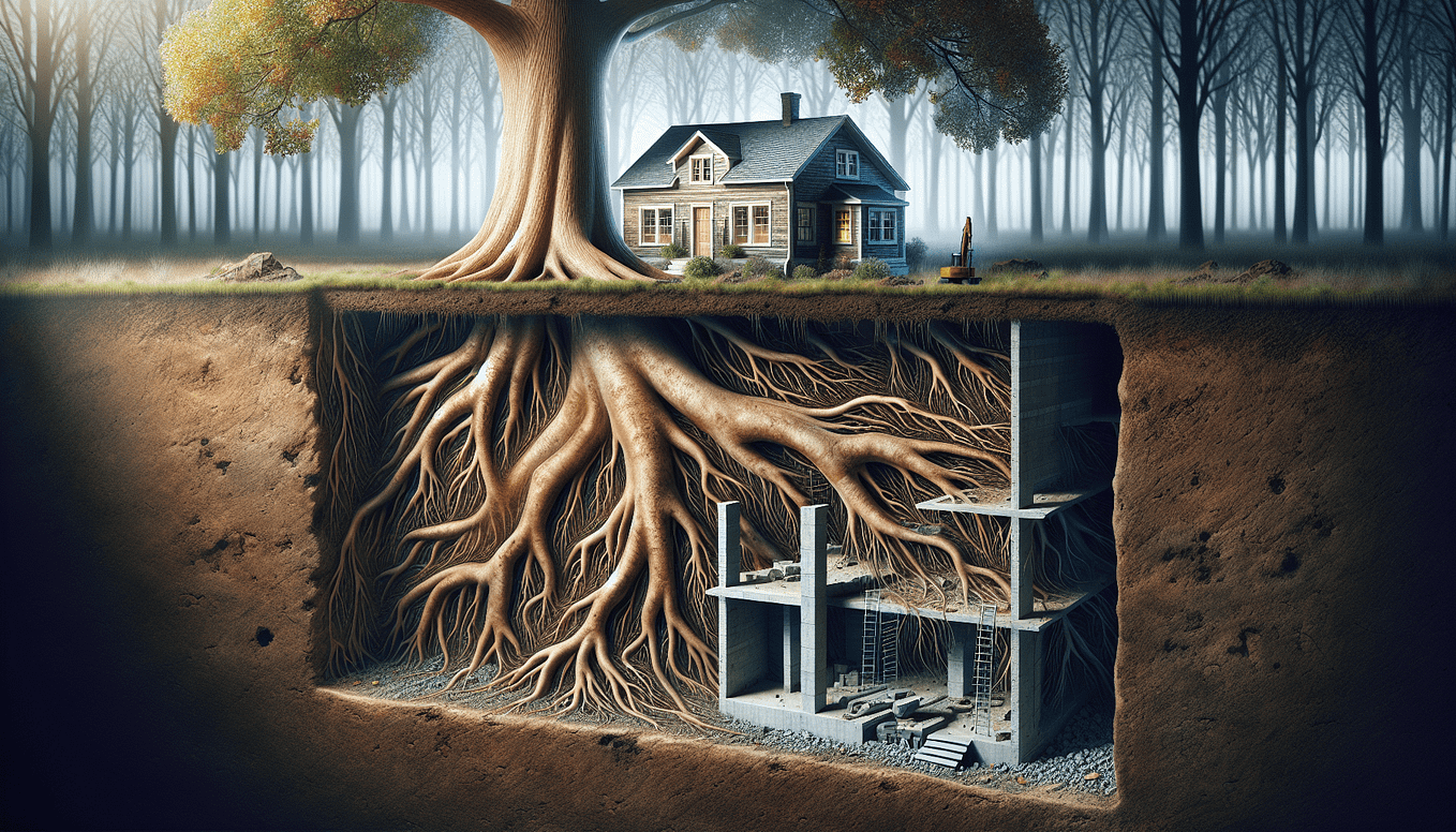 How Do I Get Rid Of Small Trees Next To My House? by Darren dyer