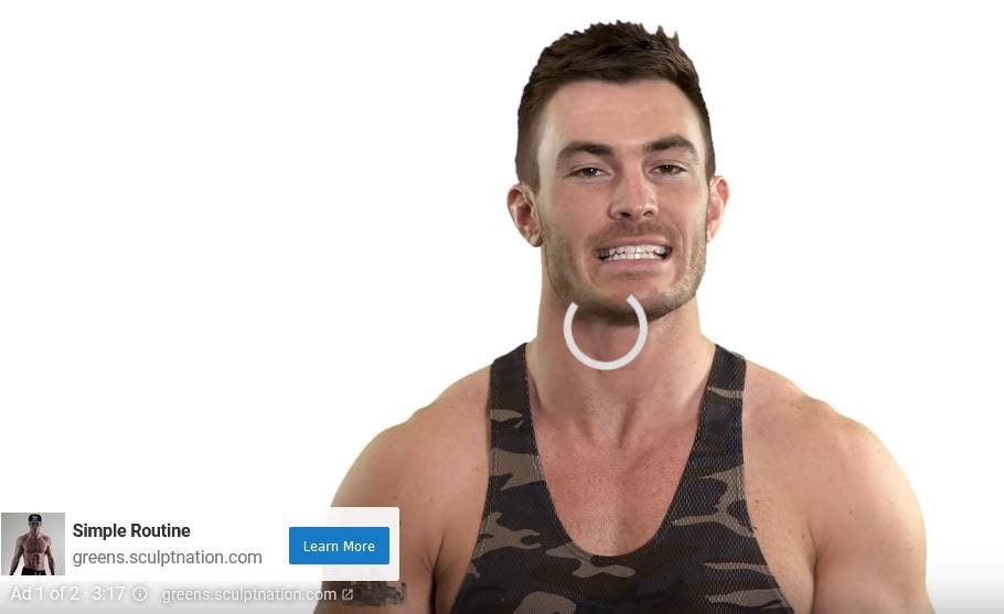 Never Click On YouTube Fitness Ads by Geoffrey Verity Schofield