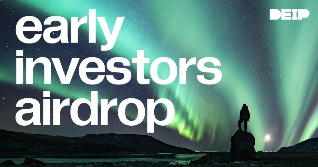 DEIP announces airdrop for early investors | Learn about DEIP — Web3 & creator economy protocol