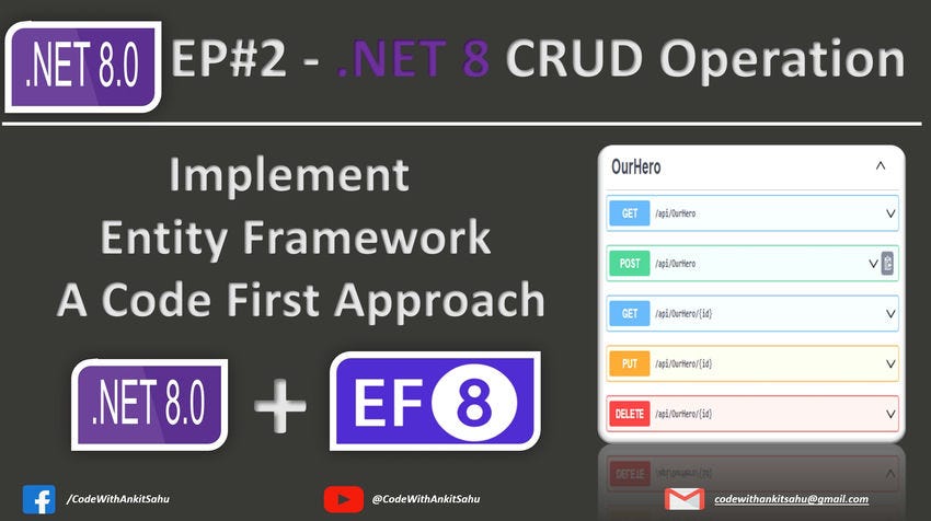 .NET 8 Web API & Entity Framework 🚀 Full CRUD Course (Code-First ...