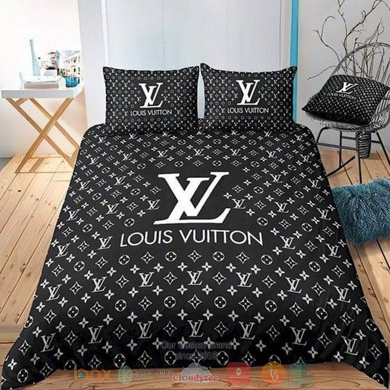 Trending] Louis Vuitton Lv Luxury Brand All White Bedding Set - Alishirts
