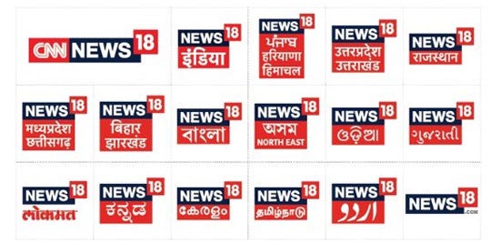 The Politics of Indian Media Houses - by ownership