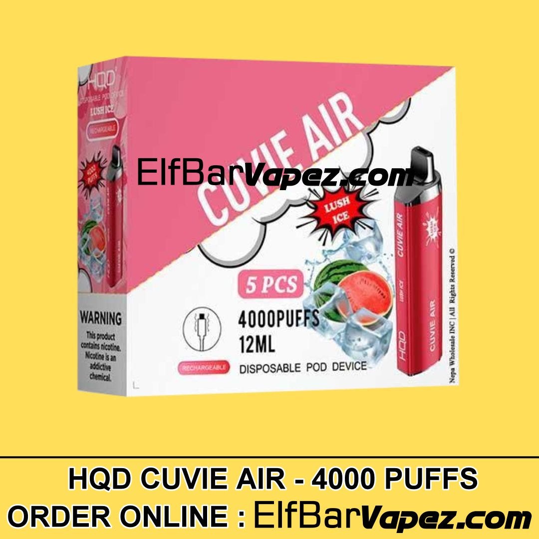 HQD Cuvie Bar Top Flavors. Each flavor of the new HQD Cuvie Bar… by