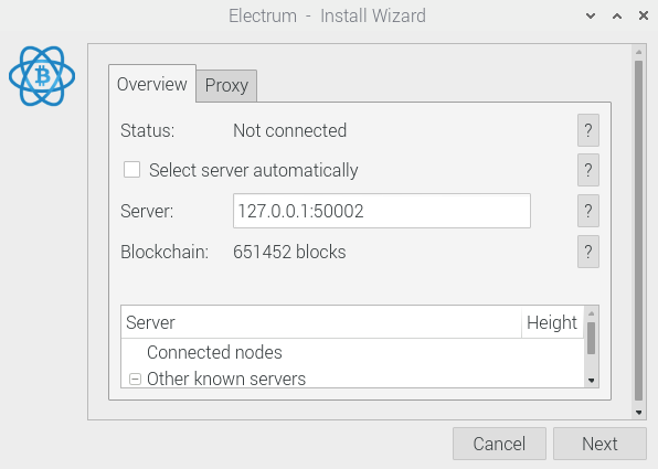 Bitcoin Core Full Node on Mac OS, with Electrum Personal Server, and Electrum Desktop Wallet.