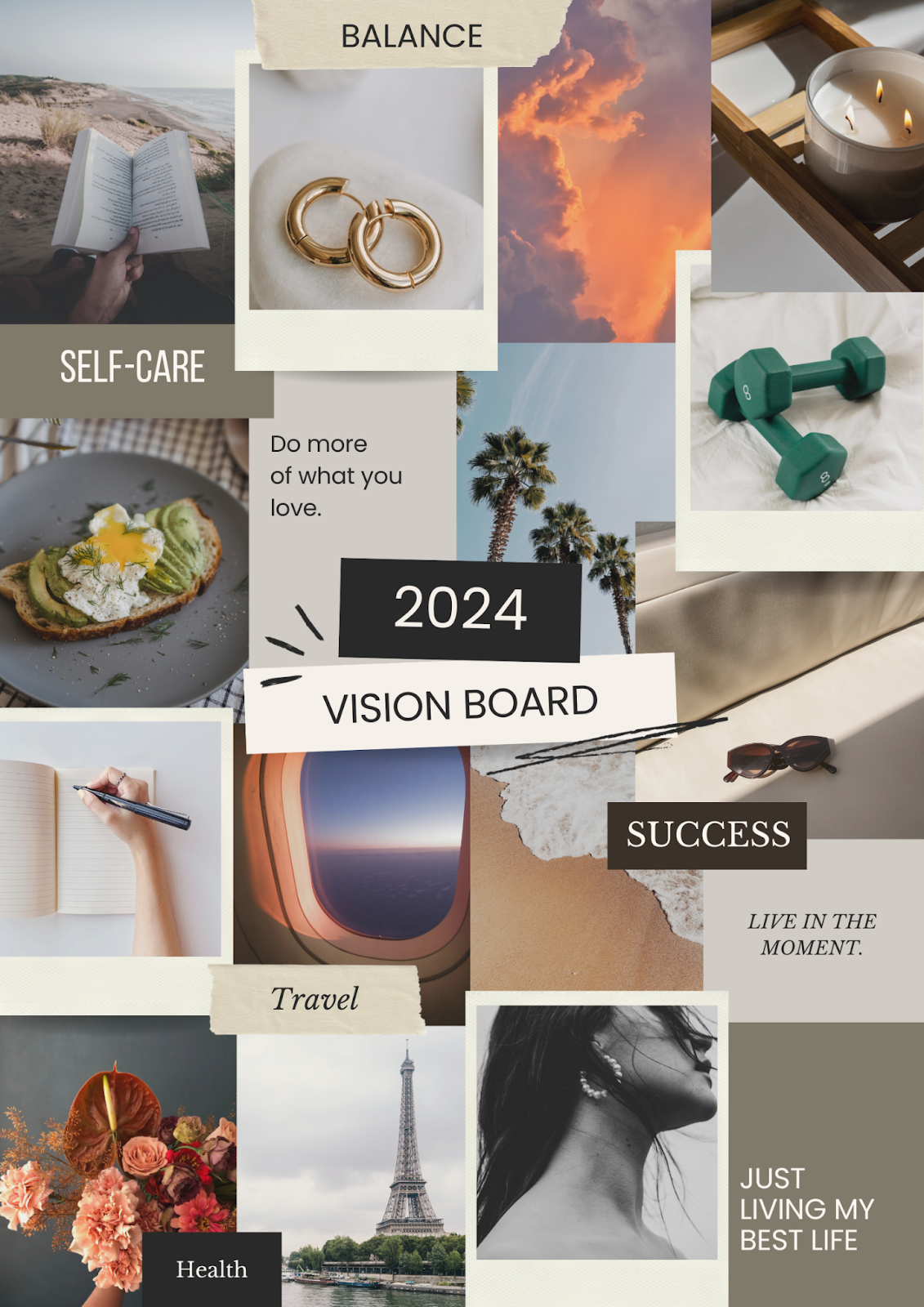 How to Make the Perfect 2024 Vision Board