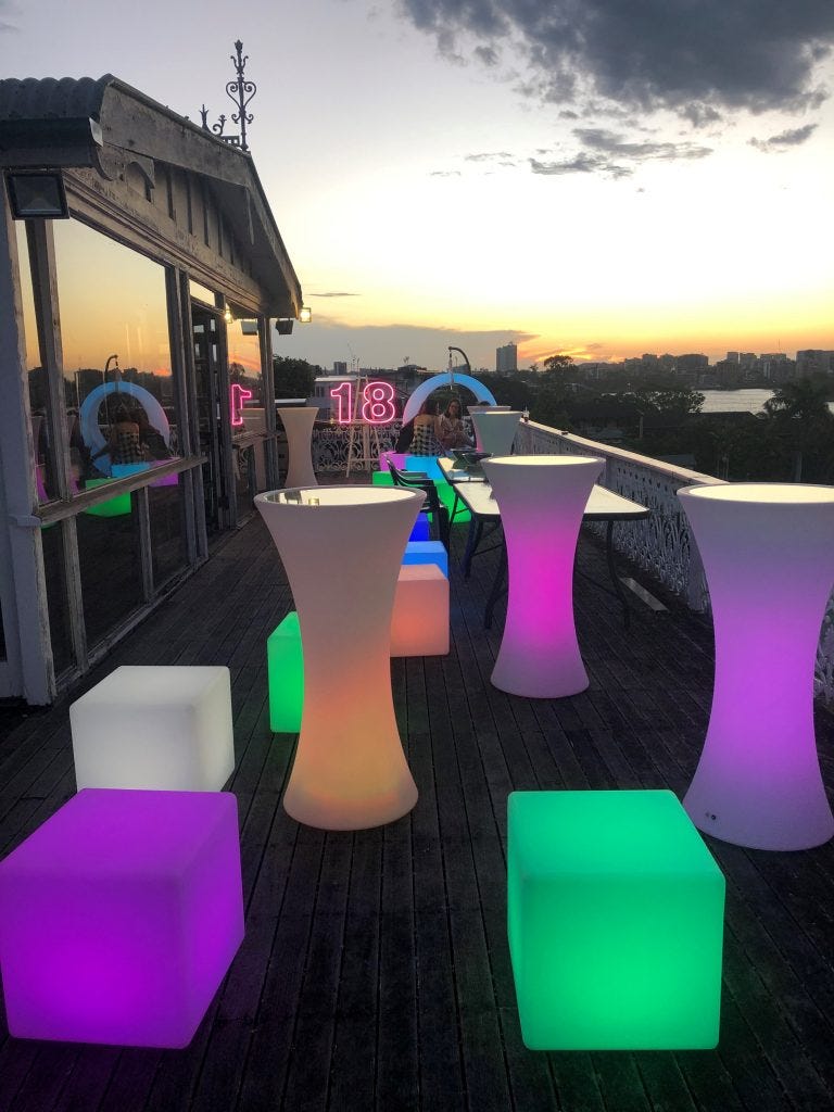 Party Hire In Brisbane - Glo Wild - Medium