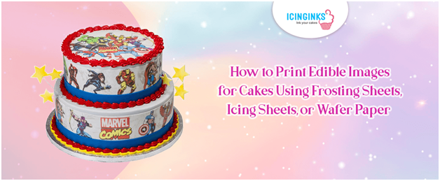 How do I make edible drink toppers? - Icinginks Cake - Medium