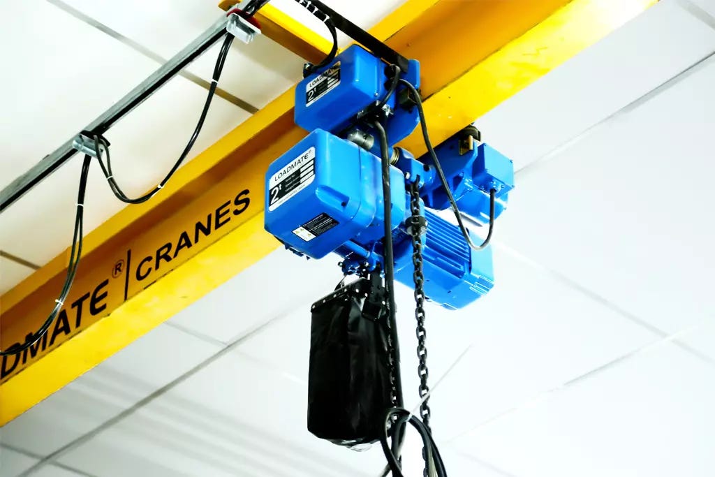 Chain Pulley Block With Trolley Loadmate.in RMS Industries Medium