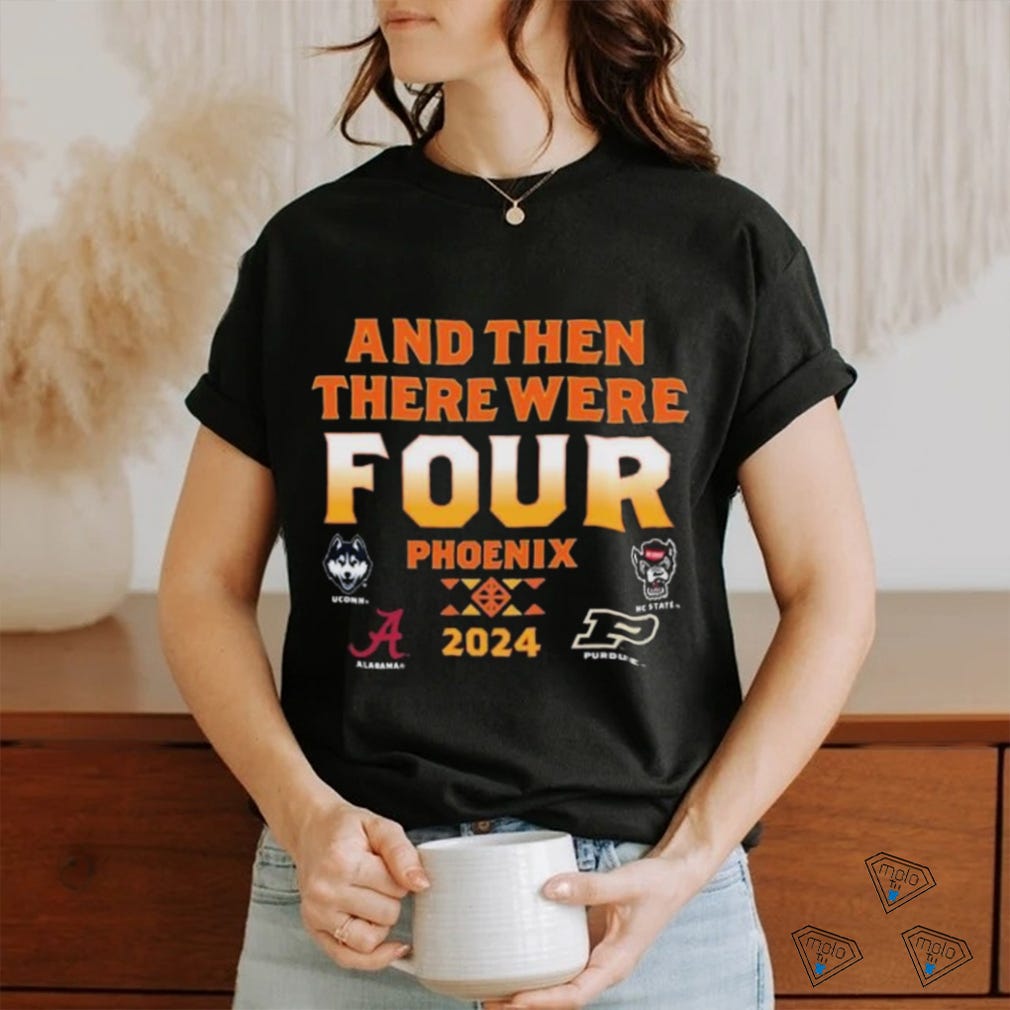 Uconn, Alabama, Purdue And NC State 2024 NCAA Men’s Final Four Shirt