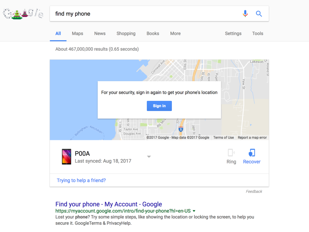 https my account google com intro find your phone
