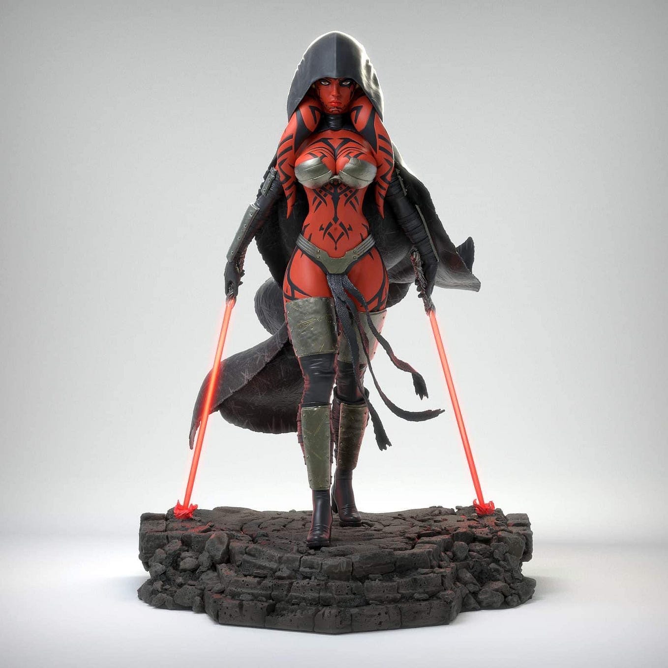 BUG TYPE Resin PC House Studio Model Collectibles Statue 35cm