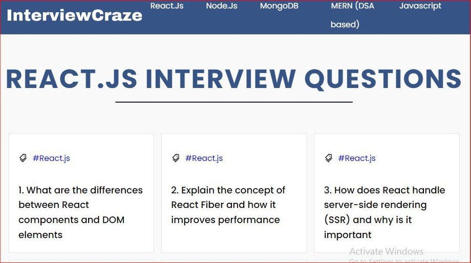 node interview questions interview craze Medium