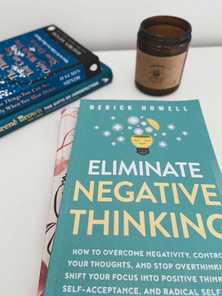 Eliminate negative thinking book