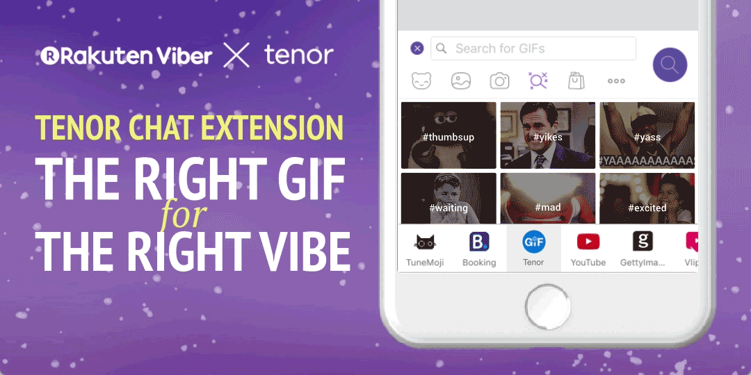 Creating Good “Vibes” with GIFs on Viber, by Tenor
