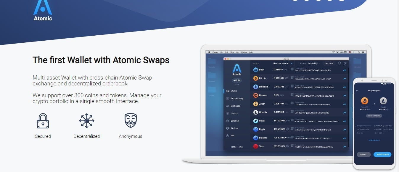 Atomic Wallet: Decentralized Exchange With Wallet For Crypto Assets | by  kelvin | Medium