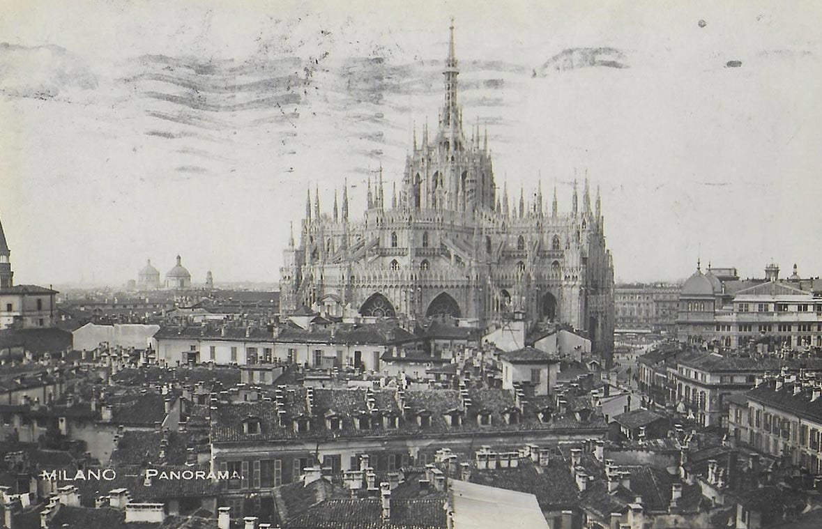 Milano Before and After: Amazing Vintage Photos vs Modern Drone View Pictures | Atellani Blog