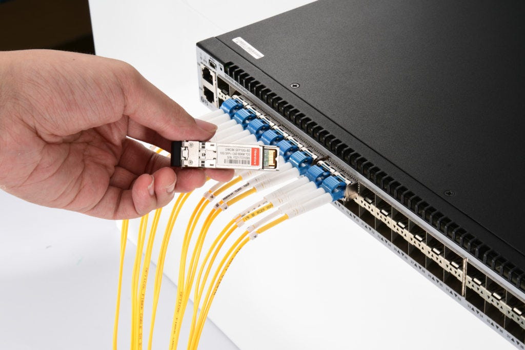 Ethernet Switch with 10Gb Uplink or 1Gb Uplink, by Sylvie Liu