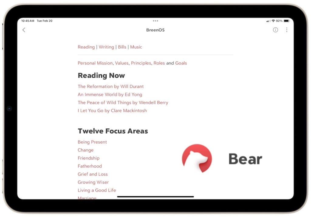 Bear 2 for Writing and Thinking