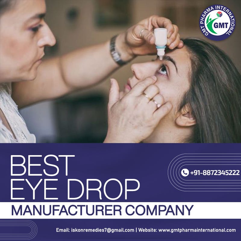 Best Eye Drops Manufacturer in India by GMT Pharma International Medium