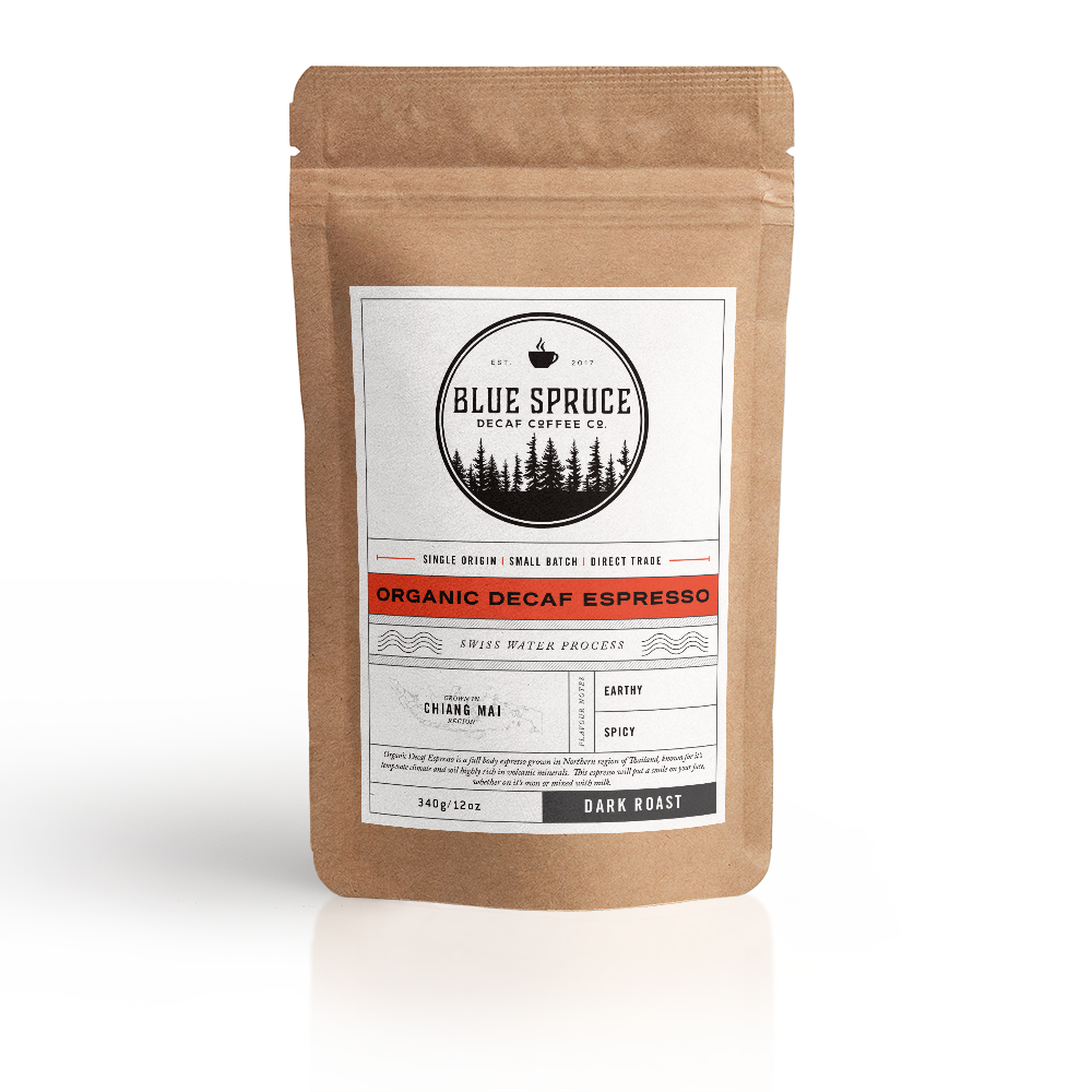 Decaf Espresso Beans Blue Sprucedecaf Medium