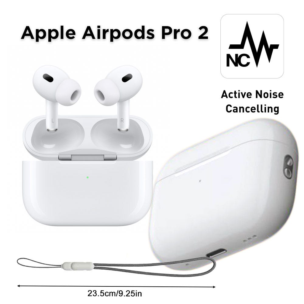AirPods Pro 2 Active Noise Cancellation (ANC) - DK Mart Official - Medium