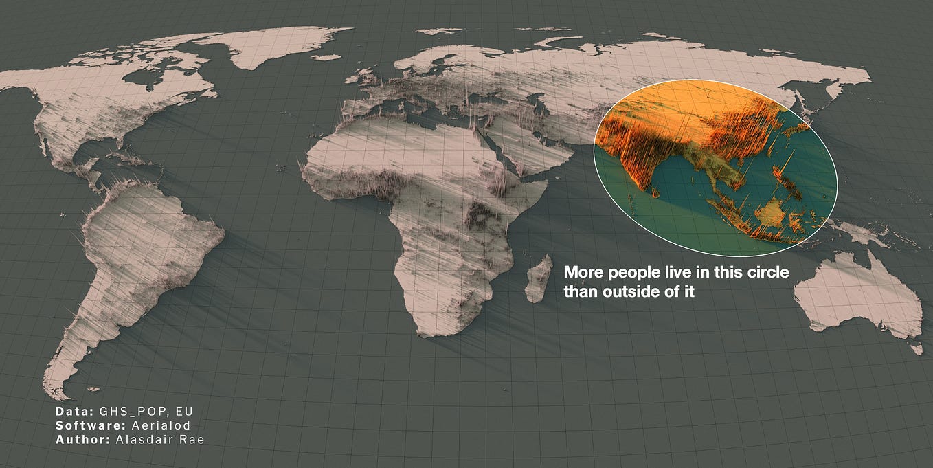 Why Half of Humanity Live in This Circle