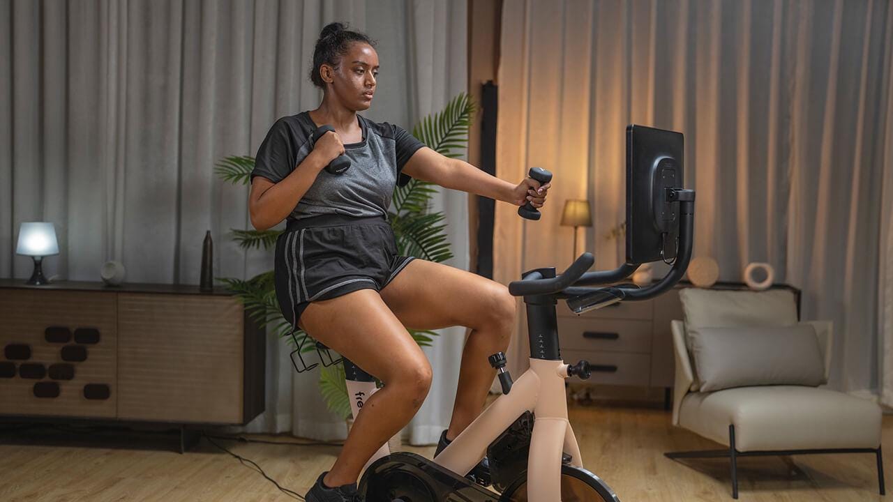 How to Tone Your Abs & Core With on a Stationary Bike, by freebeat