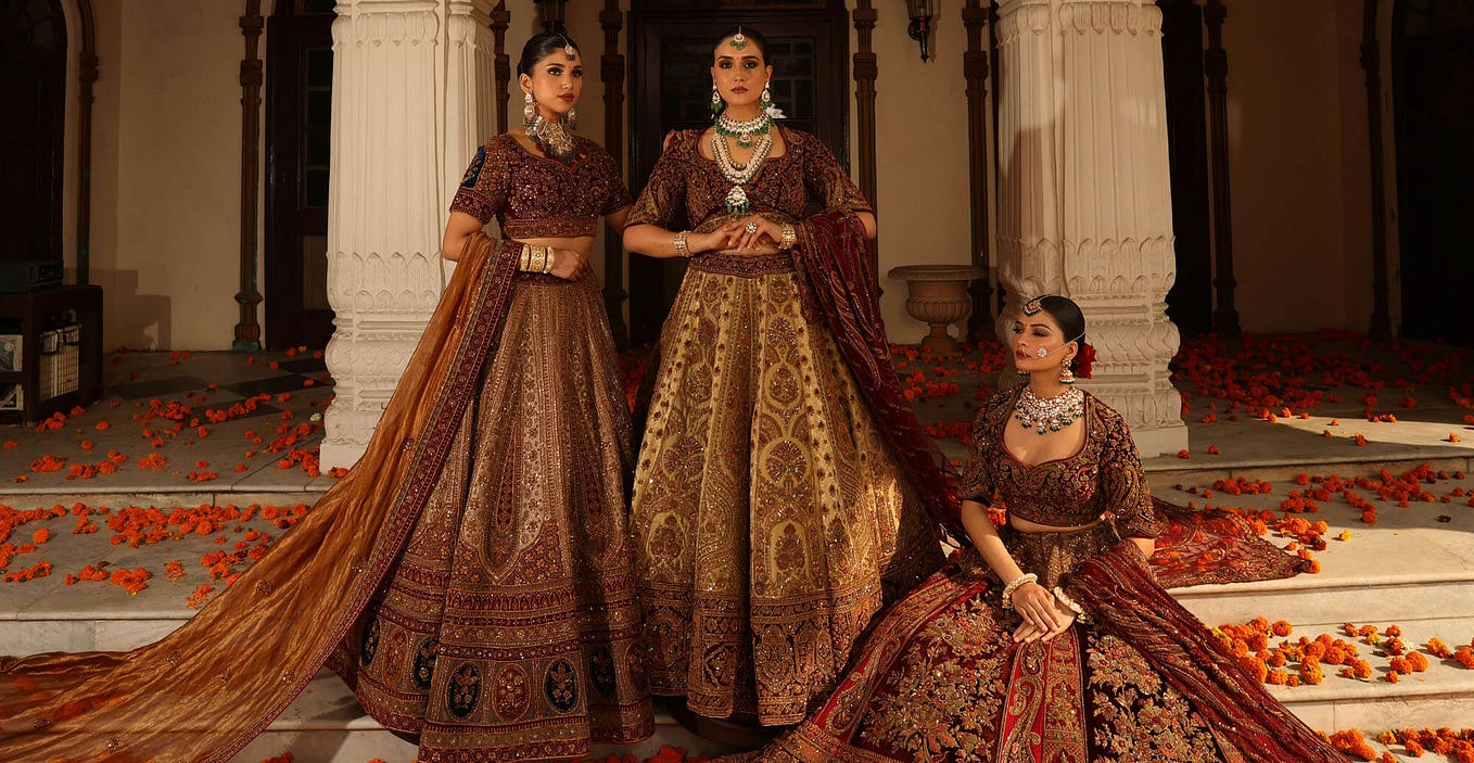 How to choose a bridal lehenga that compliments your body shape, by  designerethnicstore