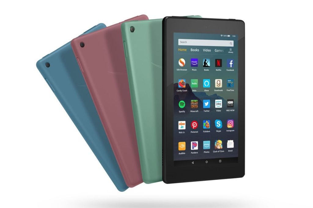 Minimalist Writing Devices, #2: Kindle Fire 7 Tablet