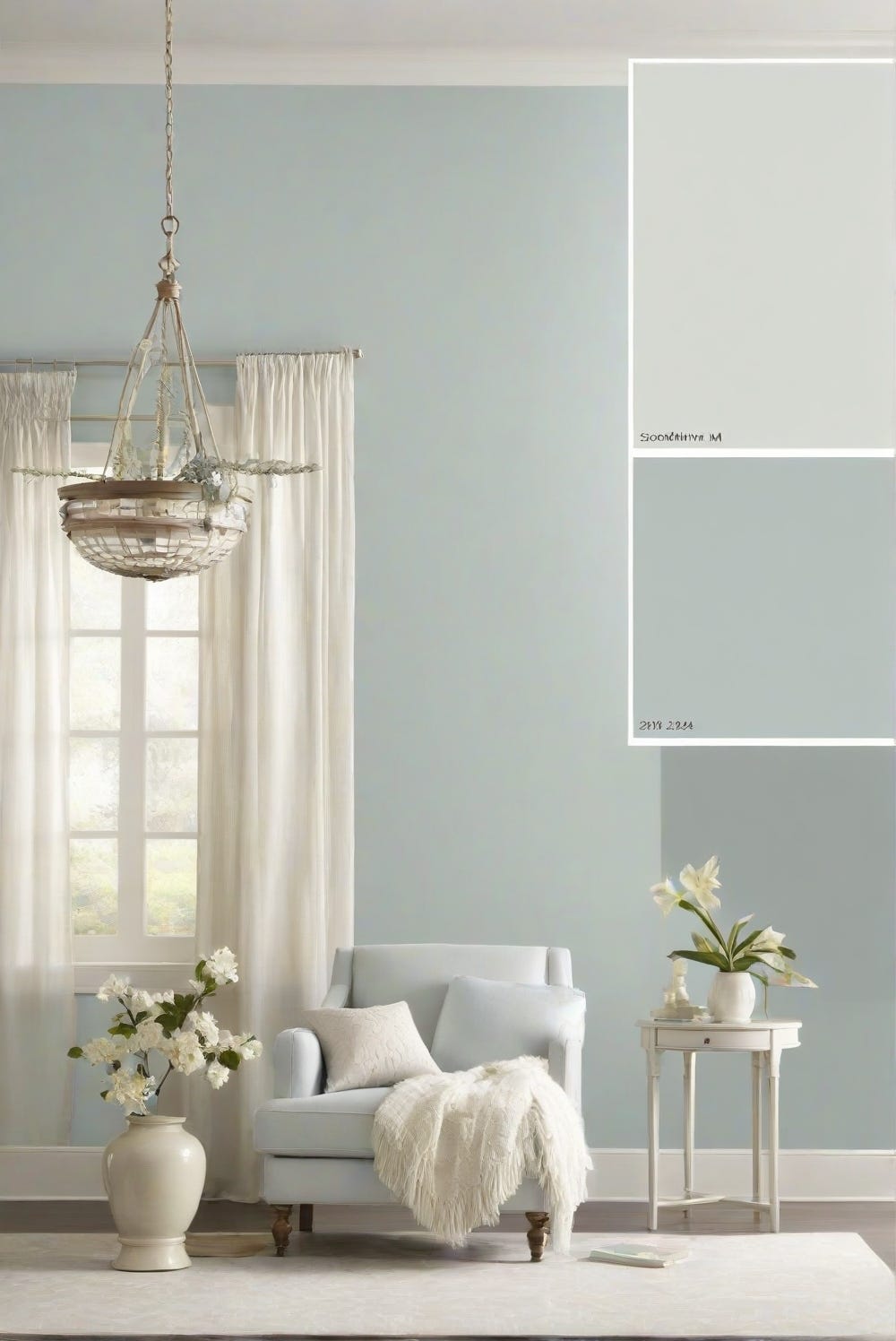 Soothing Sanctuary 2024 Trend with Sherwin Williams and Benjamin Moore