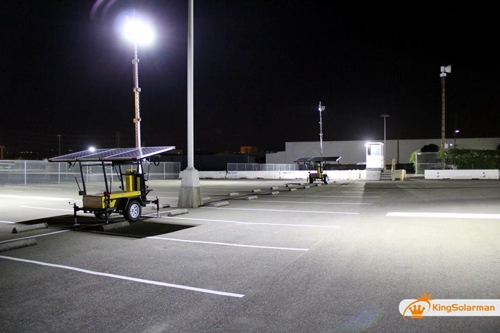 Portable parking lot lights best sale