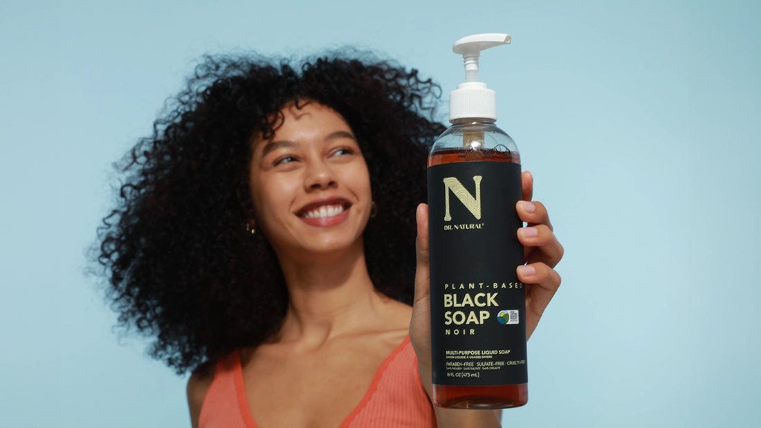 Pure Black Liquid Soap Paraben Sulphate Free Chemical Free Soap