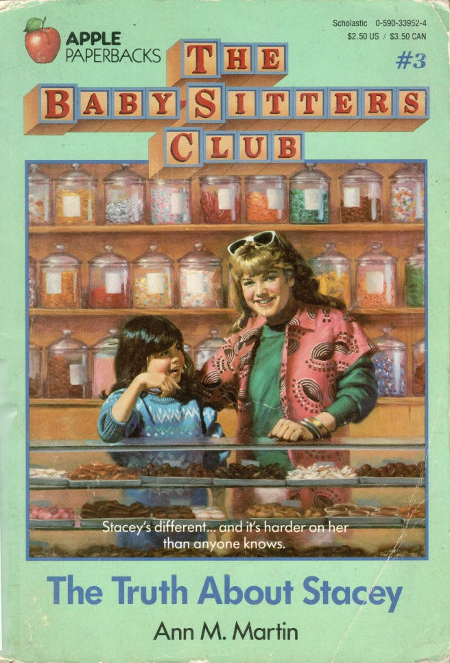 Rereading My Childhood — The Baby-Sitters Club #3: The Truth About Stacey