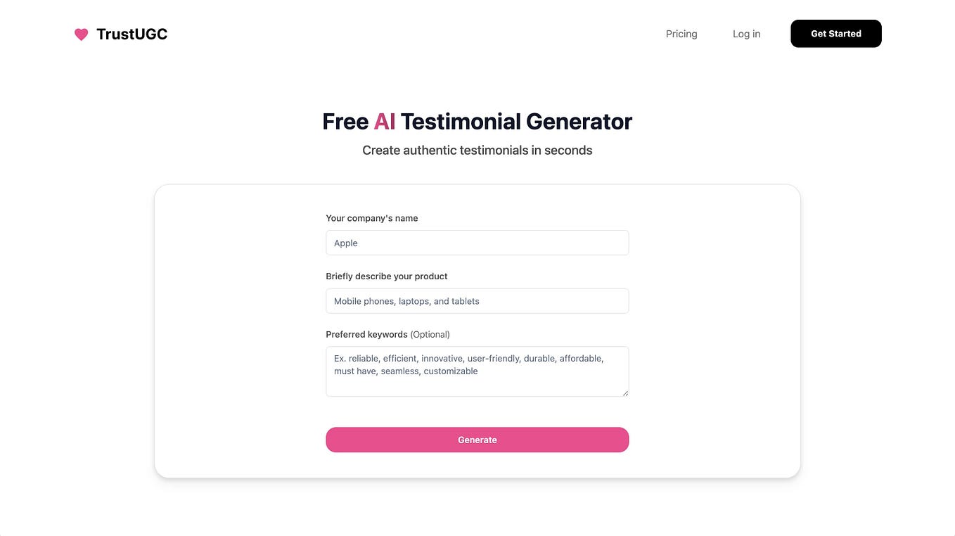 Twitter Profile Generator
