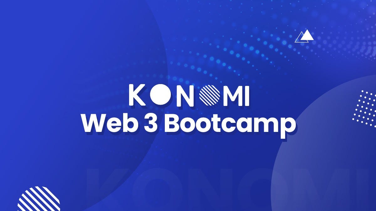 Konomi to participate in Web3 Bootcamp